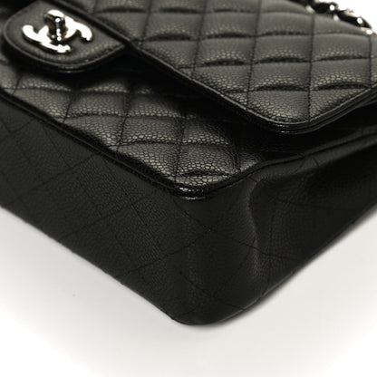 Chanel Caviar Quilted Medium Double Flap Black 11 of 12