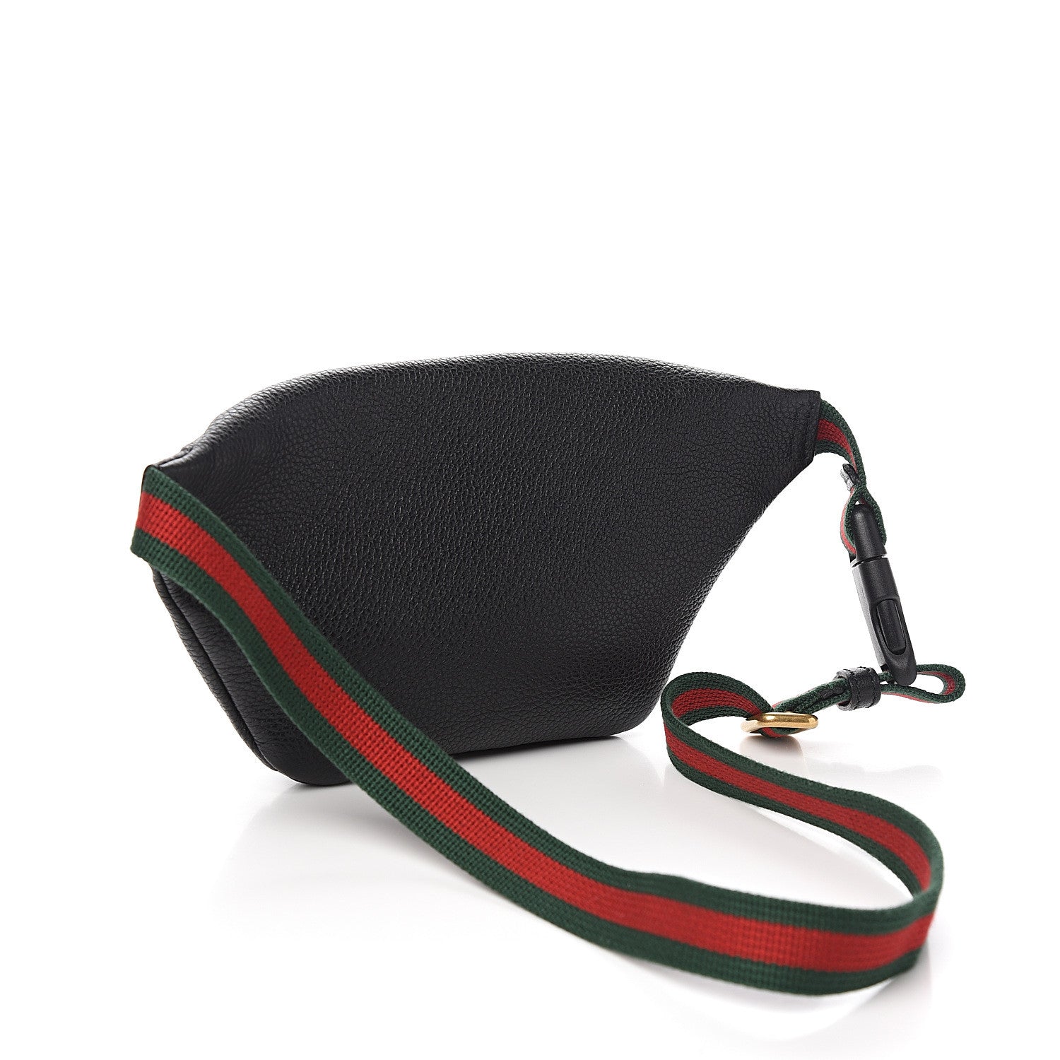 Gucci Grained Calfskin Small Logo Belt Bag Black 2 of 9