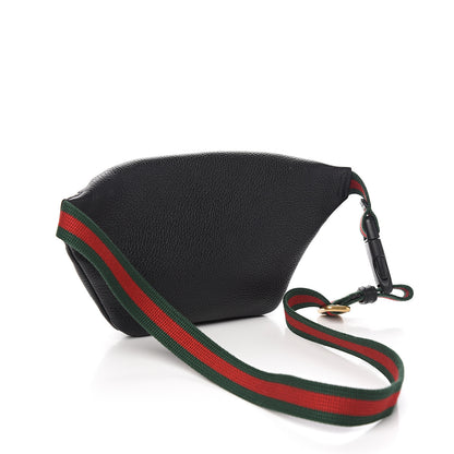 Gucci Grained Calfskin Small Logo Belt Bag Black 2 of 9