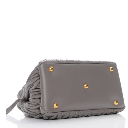 Miu Miu Nappa Matelasse Tote Argilla 5 of 8