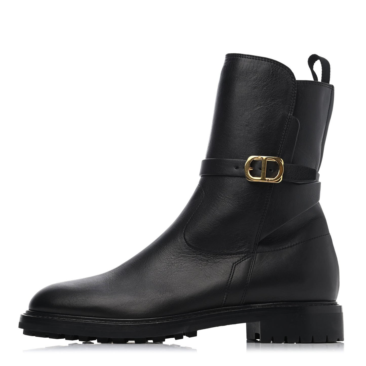 Calfskin Empreinte Ankle Boot 38.5 Black