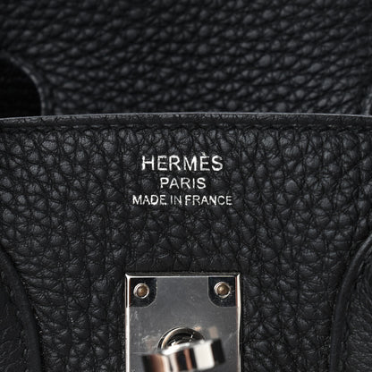 Hermes Togo Birkin 25 Black 8 of 10