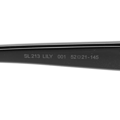 Saint Laurent Acetate Lily SL213 Cat Eye Sunglasses Black 7 of 7