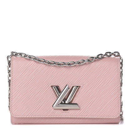 Louis Vuitton Epi Twist Chain Wallet Rose Ballerine 2 of 12