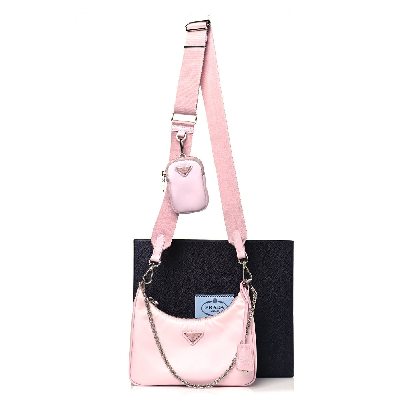 Nylon Re-Edition 2005 Shoulder Bag Alabastro