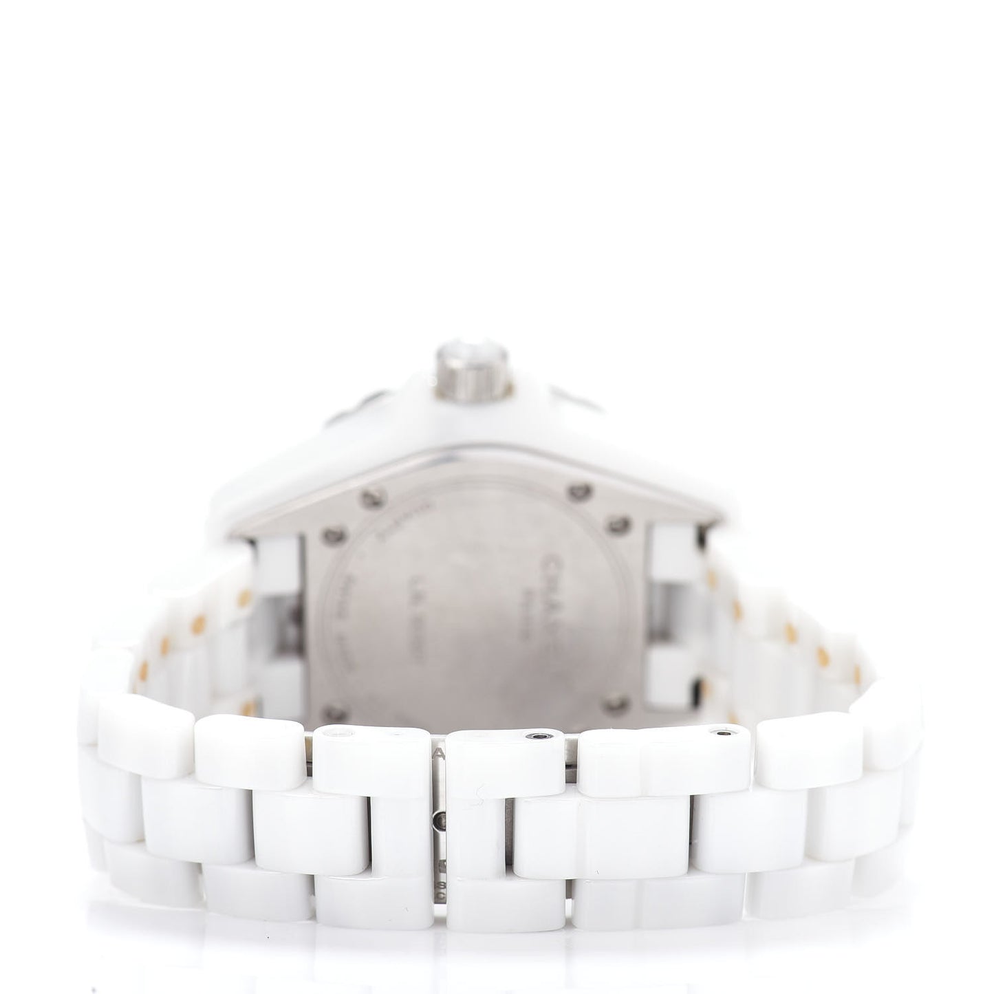 Stainless Steel Ceramic 33mm J12 Quartz Watch White