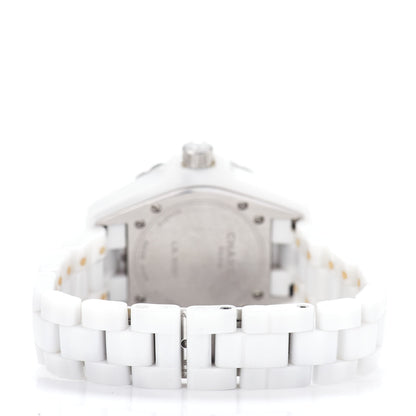 Chanel Stainless Steel Ceramic 33mm J12 Quartz Watch White 3 of 5