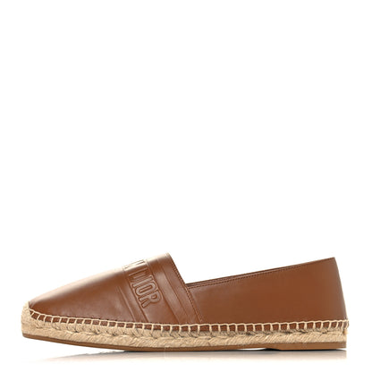 Christian Dior Lambskin Granville Espadrille 40 Golden Saddle 1 of 10