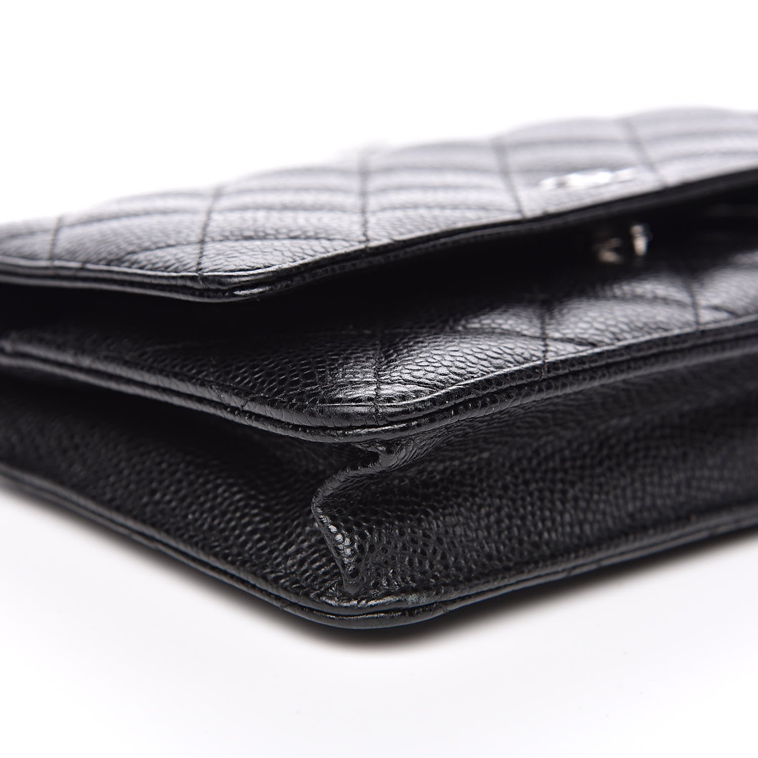 Chanel Caviar Quilted Wallet On Chain WOC Black 9 of 11