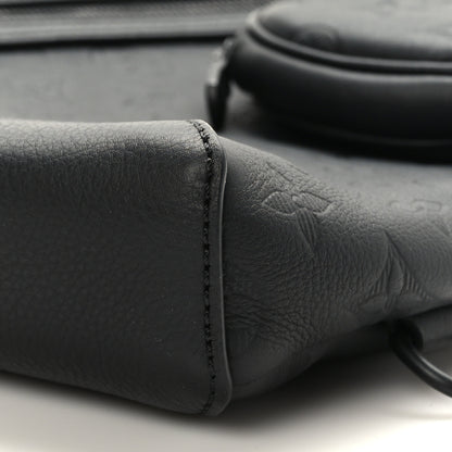 Louis Vuitton Calfskin Shadow Monogram Duo Slingbag Black 10 of 10