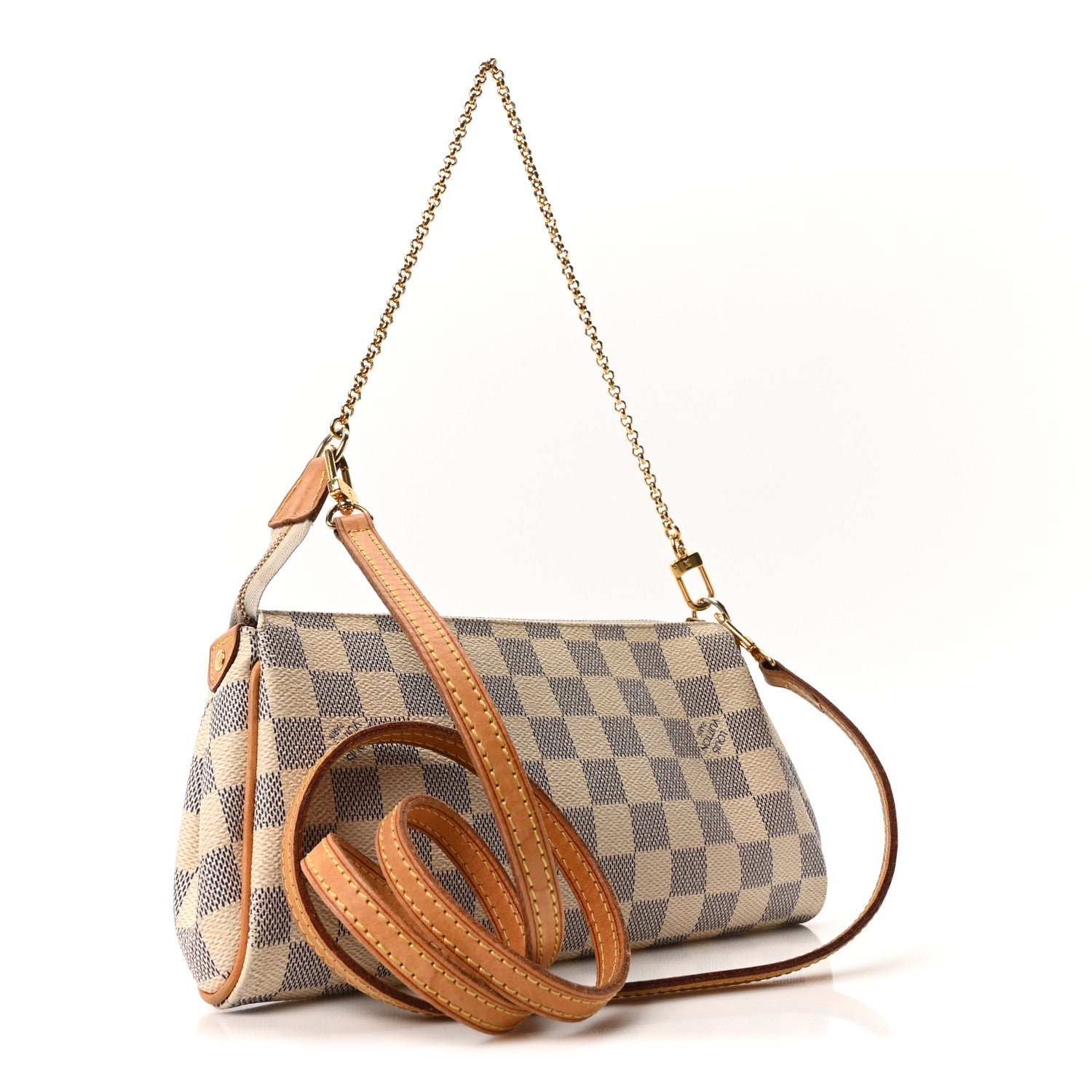 Louis Vuitton Damier Azur Eva Clutch 3 of 9