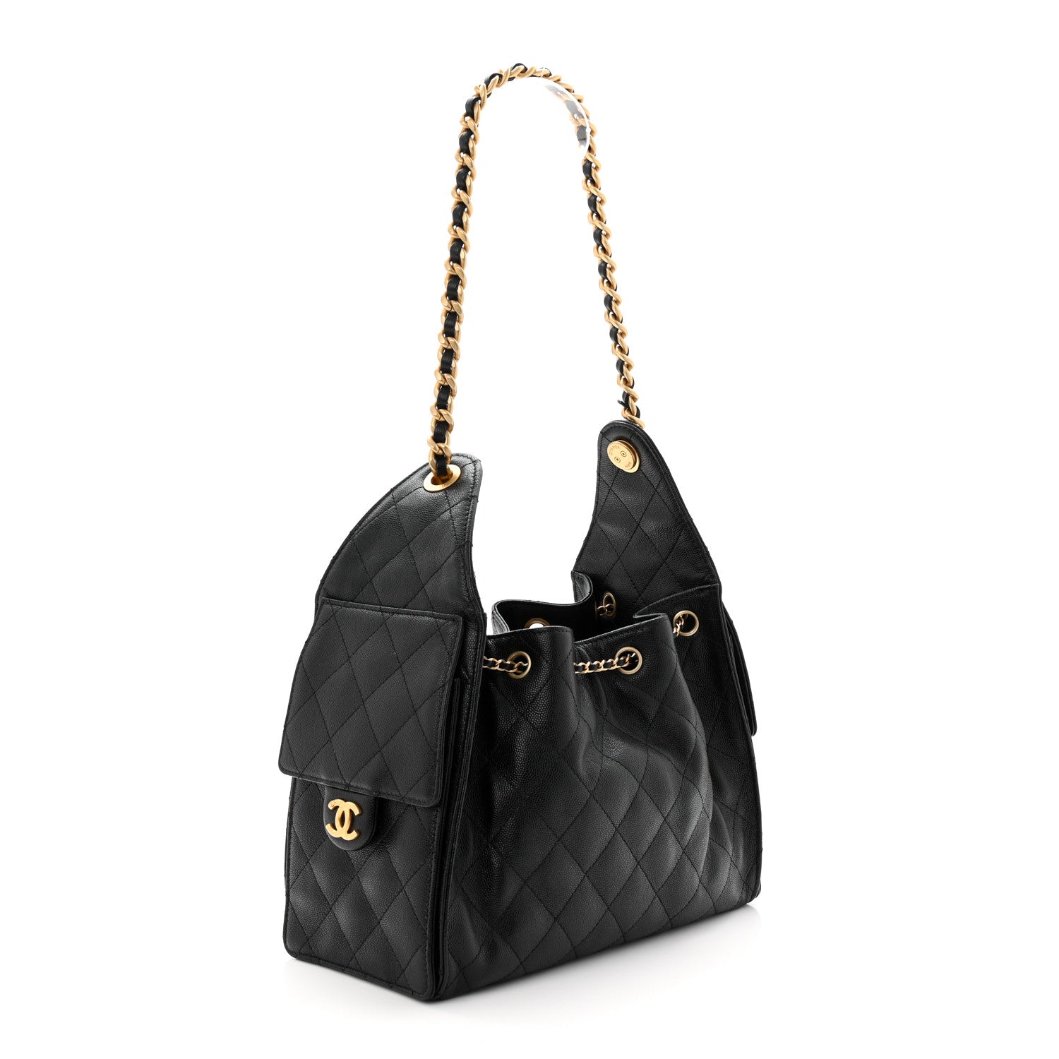 Chanel Caviar Quilted Small Chanel 25 Handbag Black 3 of 11