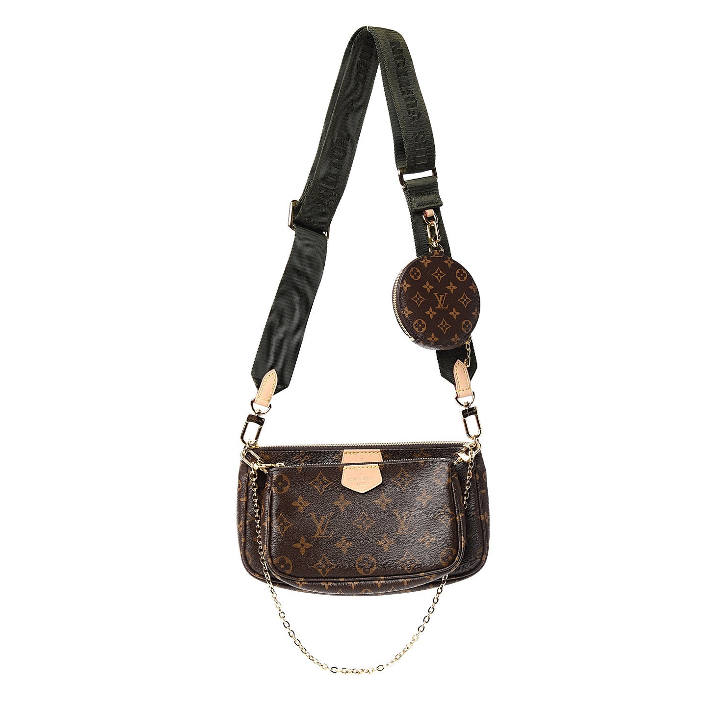 Monogram Multi Pochette Accessories Kaki