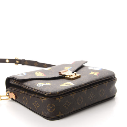 Louis Vuitton Monogram Love Lock Pochette Metis 4 of 9