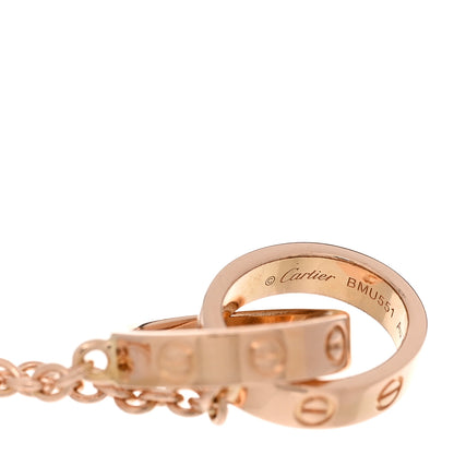 Cartier 18K Pink Gold Interlocking LOVE Bracelet 3 of 4