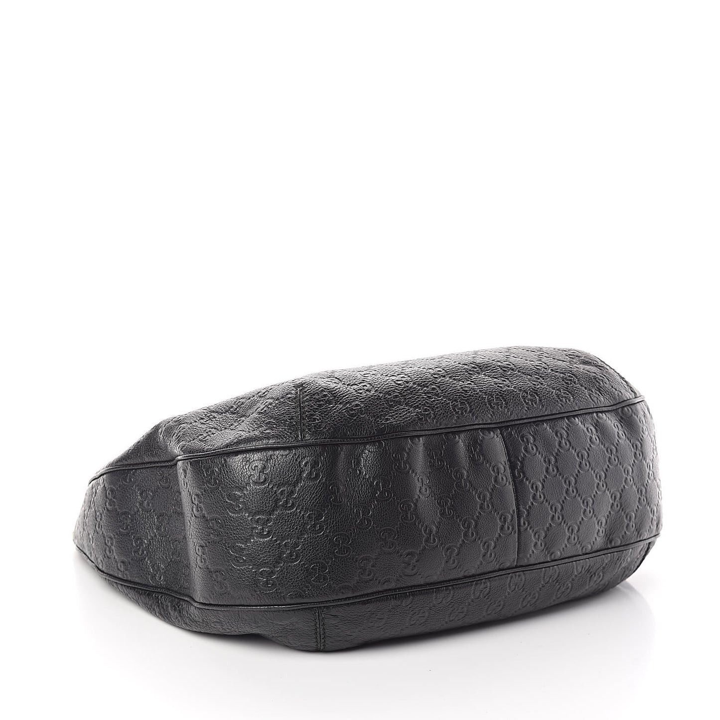 Guccissima Large New Ladies Web Hobo Black