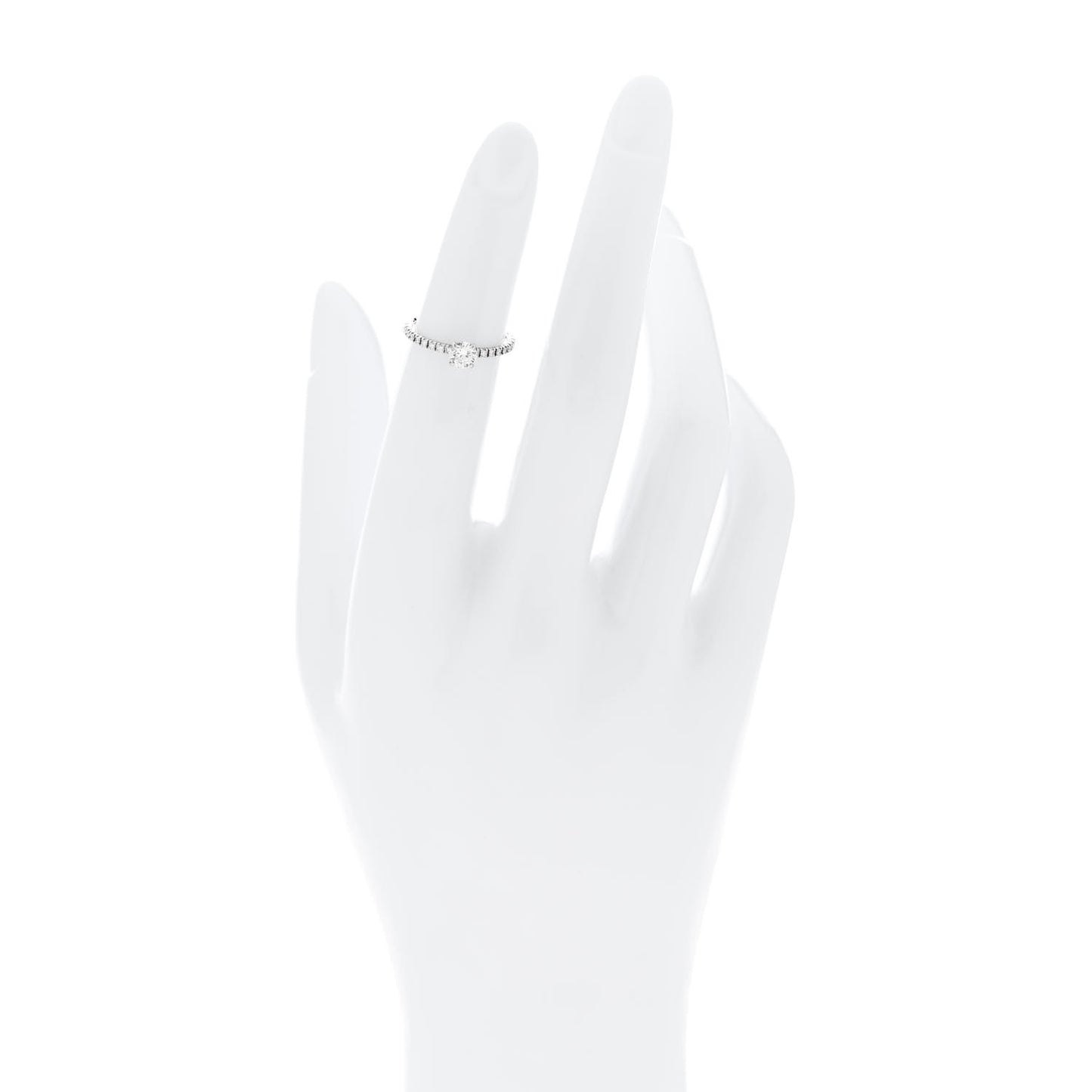 Platinum Diamond .30ct Etincelle De Cartier Solitaire Engagement Ring 46 3.75