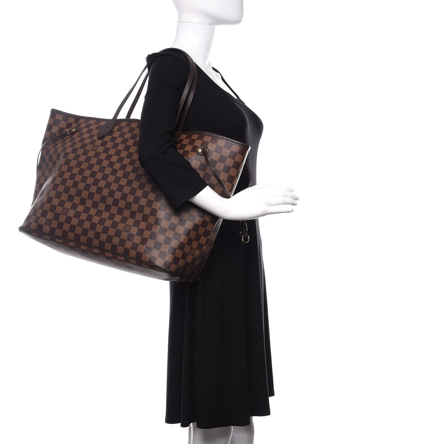 Louis Vuitton Damier Ebene Neo Neverfull GM 2 of 13