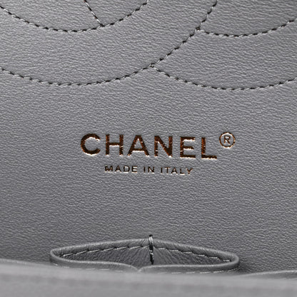 Chanel Caviar Quilted Jumbo Double Flap Grey 6 of 9