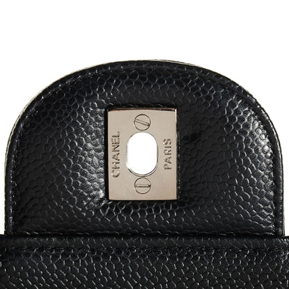 Chanel Caviar Quilted Jumbo Single Flap Black 6 of 8