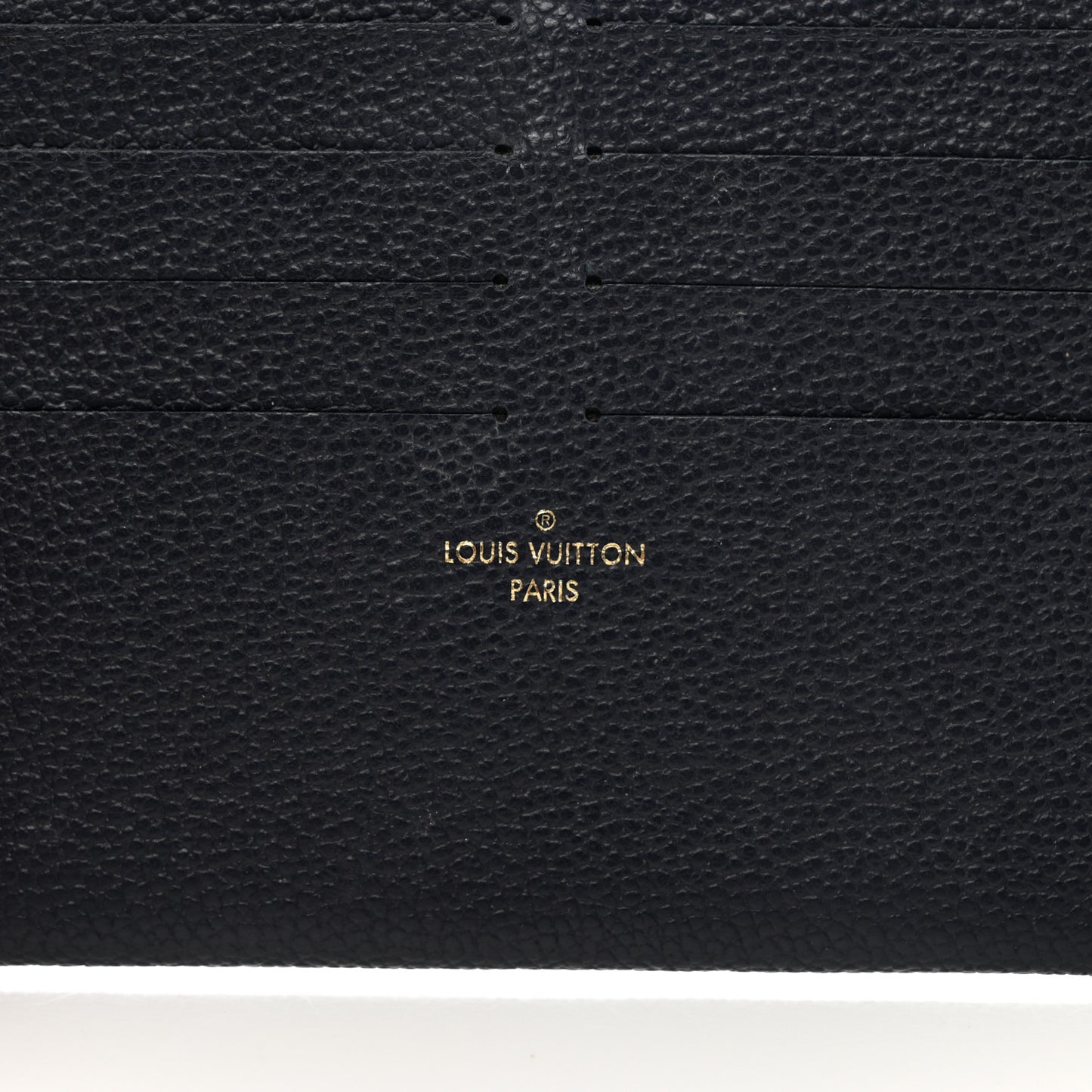 Calfskin Felicie Chain Wallet Card Holder Insert Marine Rouge