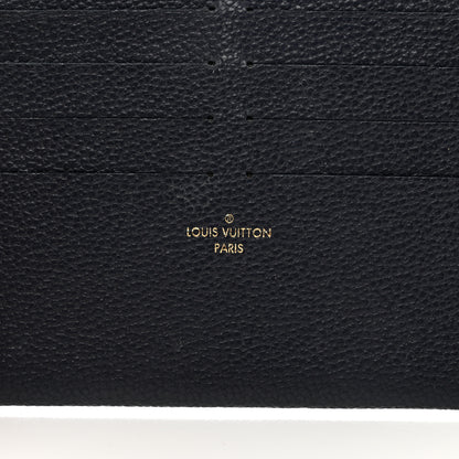 Louis Vuitton Calfskin Felicie Chain Wallet Card Holder Insert Marine Rouge 6 of 6