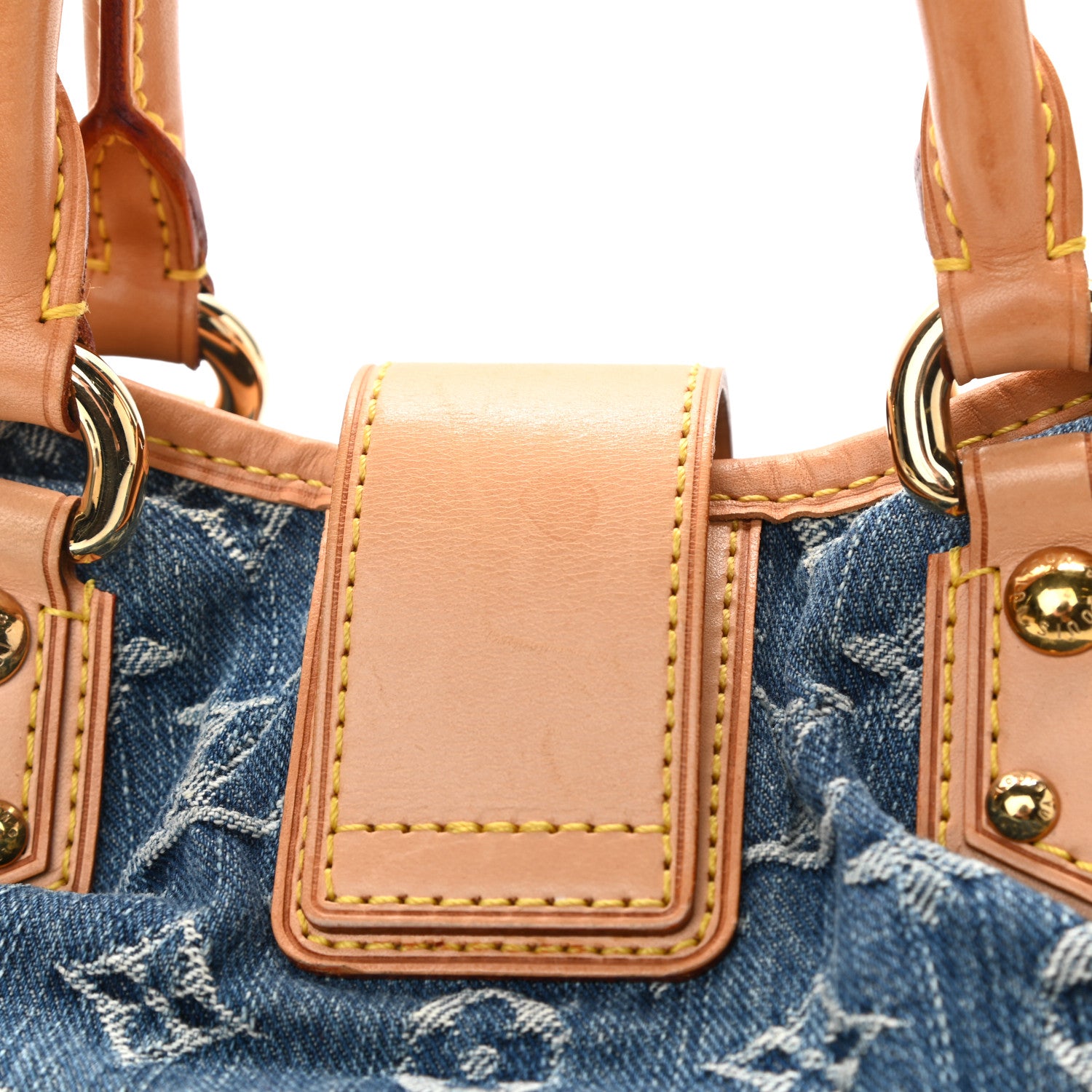 Louis Vuitton Monogram Denim Pleaty Blue 8 of 12