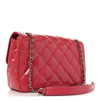 Chanel Patent Quilted Small Coco Shine Flap Pink 3 of 10