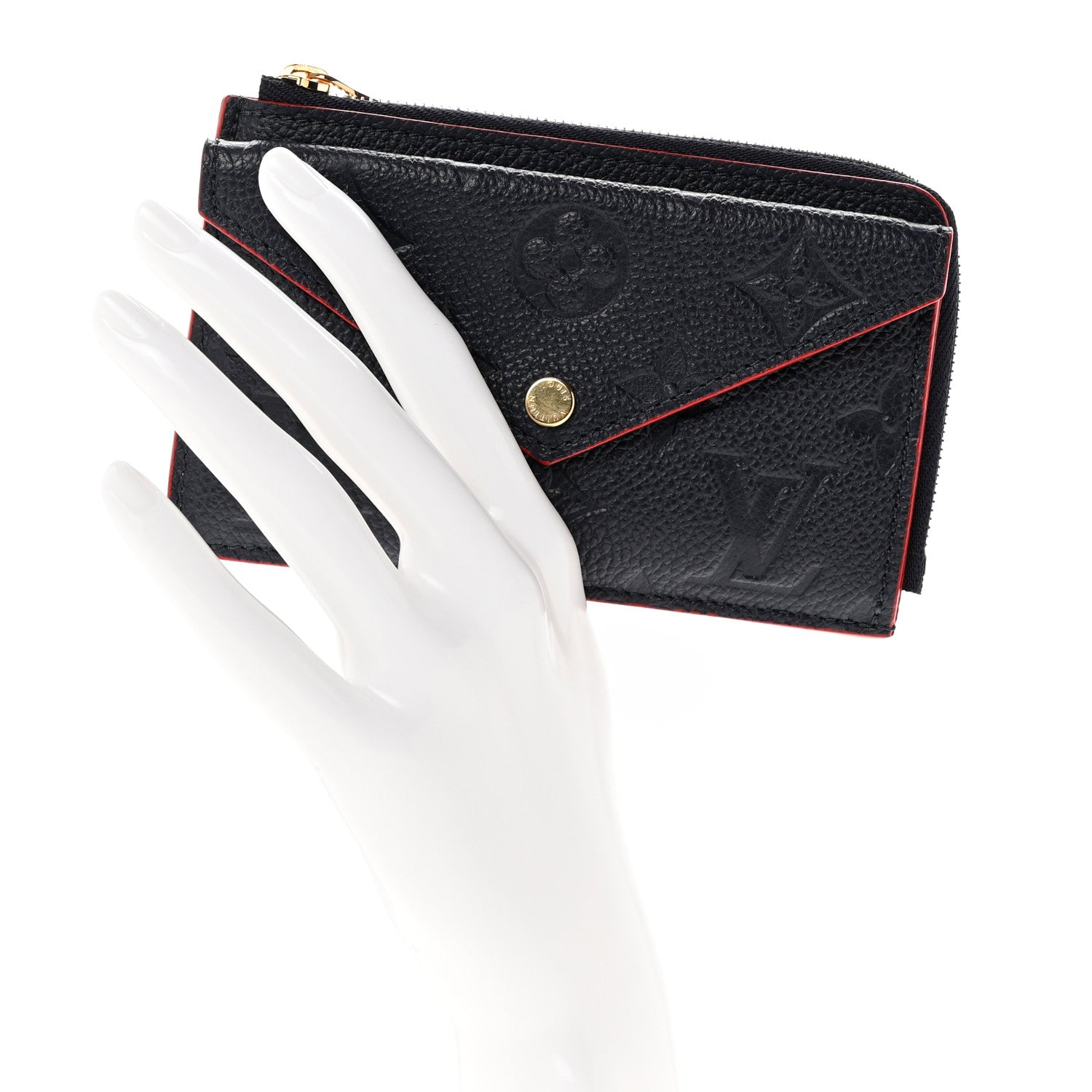 Louis Vuitton Empreinte Recto Verso Card Holder Marine Rouge 2 of 6