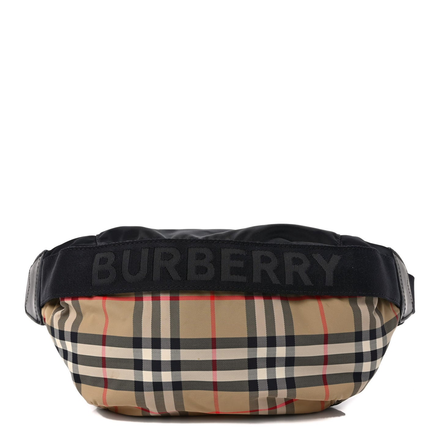 Nylon Vintage Check Sonny Bum Bag Archive Beige Black