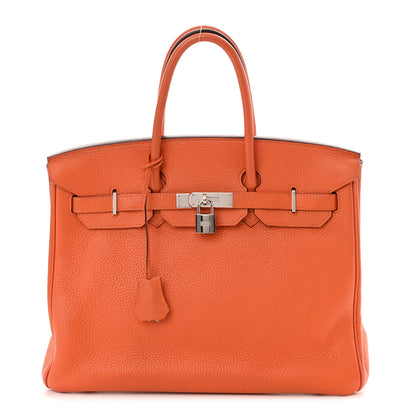 Hermes Togo Birkin 35 Orange 1 of 21