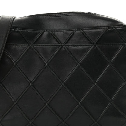 Chanel Lambskin Stitched Camera Case Black 7 of 10