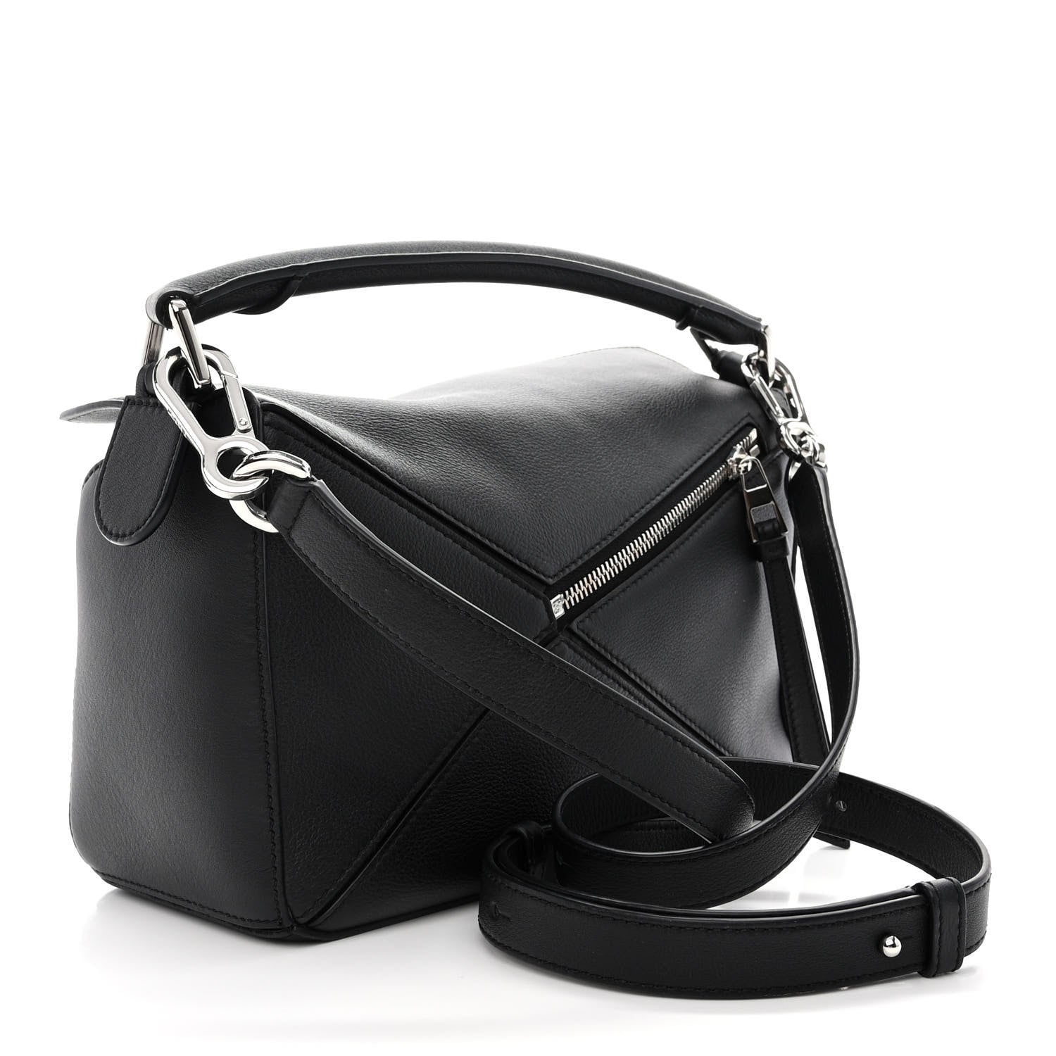 Loewe Calfskin Small Puzzle Bag Black 3 of 11