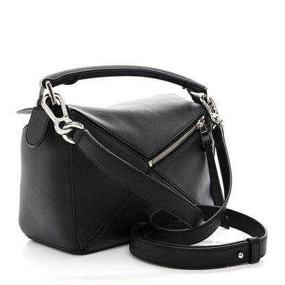 Loewe Calfskin Small Puzzle Bag Black 3 of 11