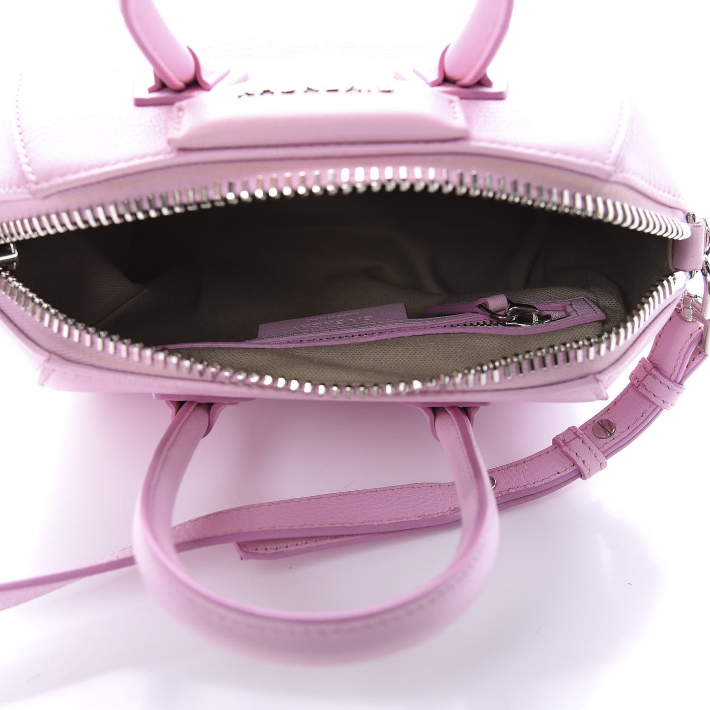 Sugar Goatskin Mini Antigona Bright Pink