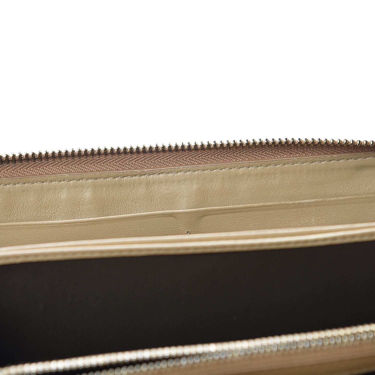 Christian Dior Patent Cannage Lady Dior Continental Zip Wallet Beige 10 of 14
