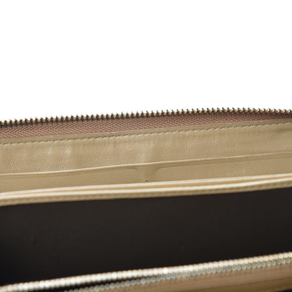 Christian Dior Patent Cannage Lady Dior Continental Zip Wallet Beige 10 of 14