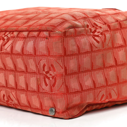 Chanel Nylon Medium Travel Tote Red 10 of 11