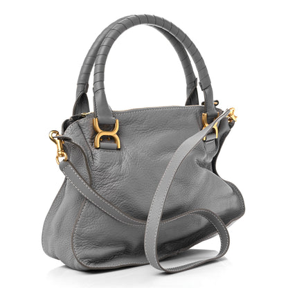 Chloe Calfskin Medium Marcie Satchel Cashmere Grey 3 of 10