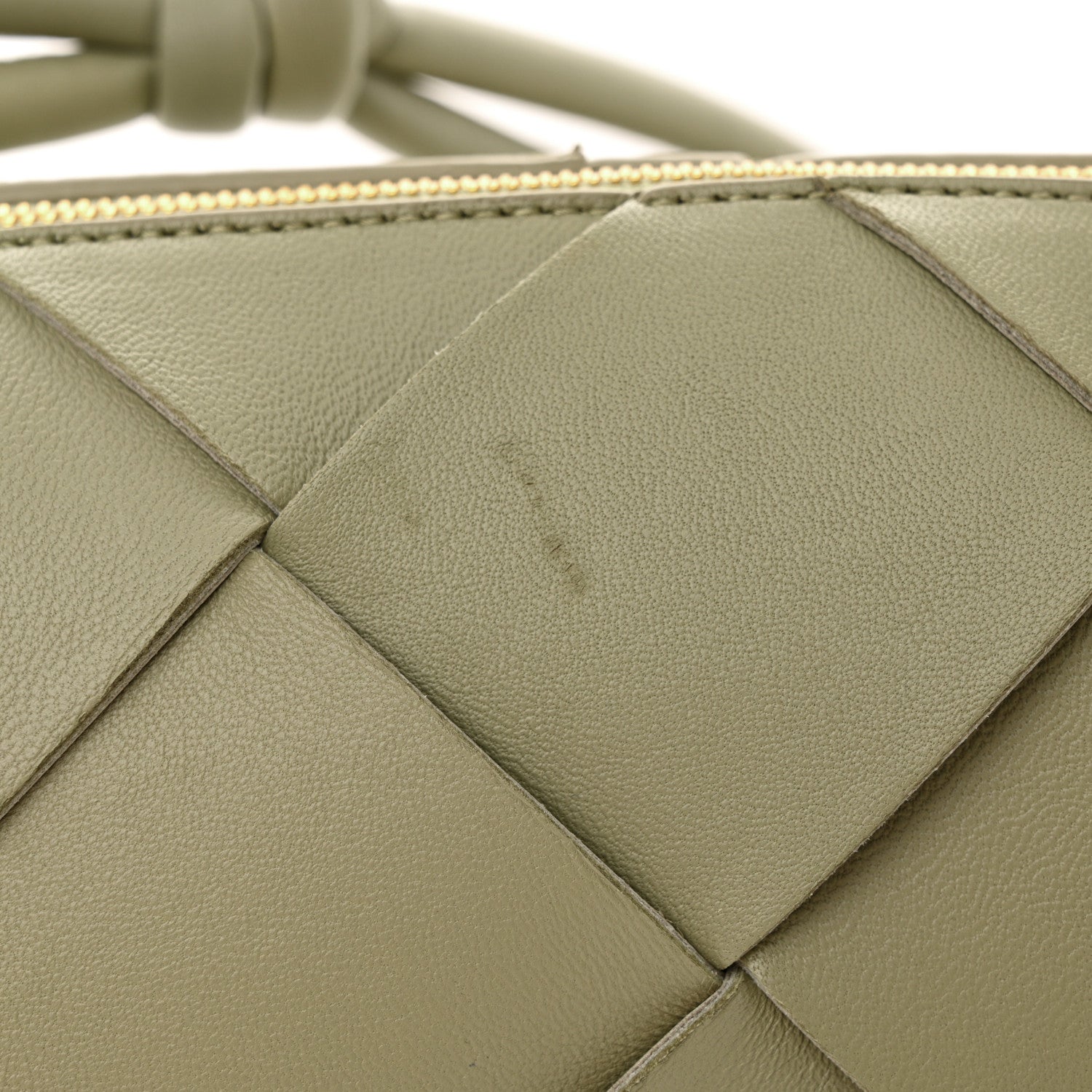 Bottega Veneta Lambskin Maxi Intreccio Small Cassette Camera Bag Travertine 10 of 10