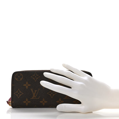 Louis Vuitton Monogram Clemence Wallet Fuchsia 2 of 6