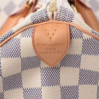 Louis Vuitton Damier Azur Speedy 30 7 of 11