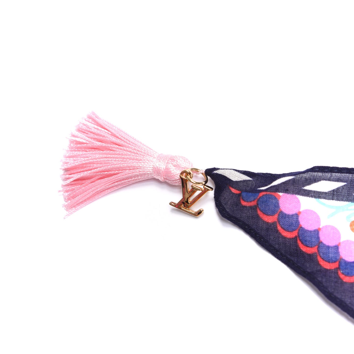 Cotton Daisy Triangle Scarf Blue Lagoon