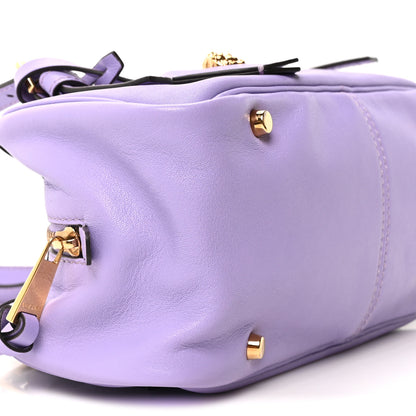 Versace Lambskin Tag Bowling Bag Lilac 9 of 10