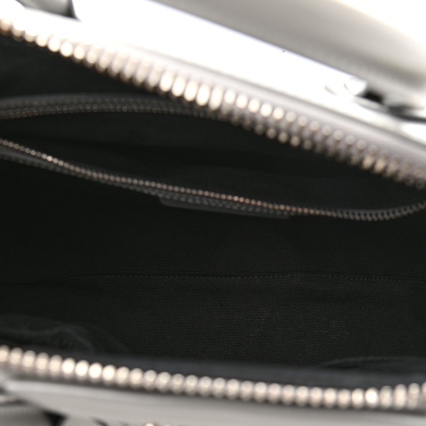 Shiny Lord Calfskin Small Antigona Pearl Grey