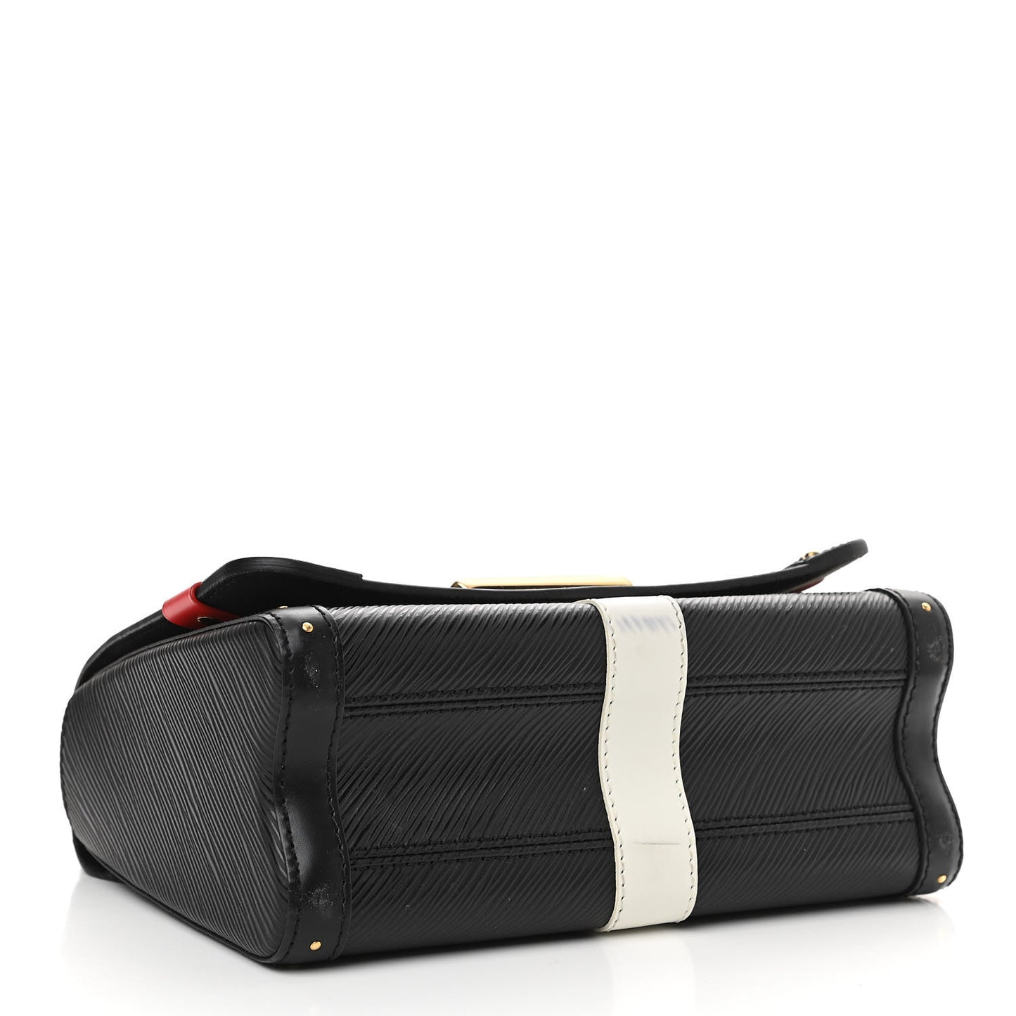 Epi Monogram Complice Trunks and Bags Twist Shoulder Bag MM Black