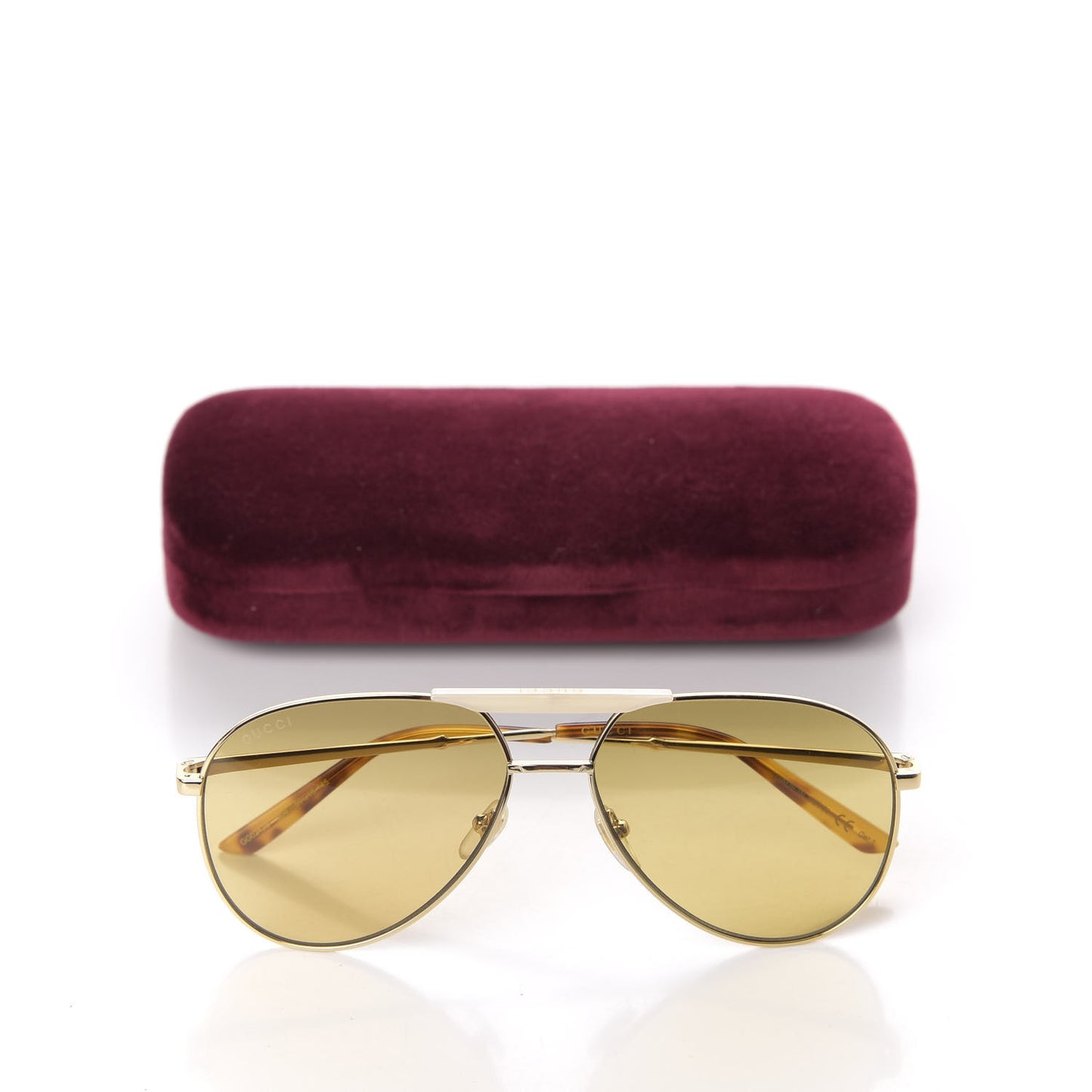 Aviator Sunglasses GG0242S Gold