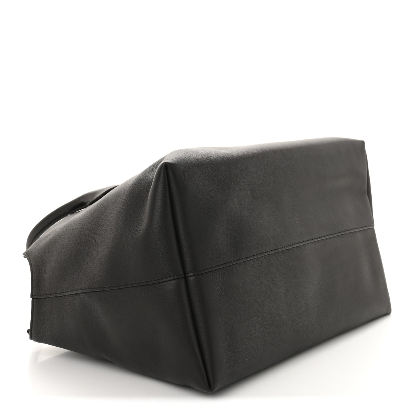 Grained Calfskin Terrasse Bag Dark Brown