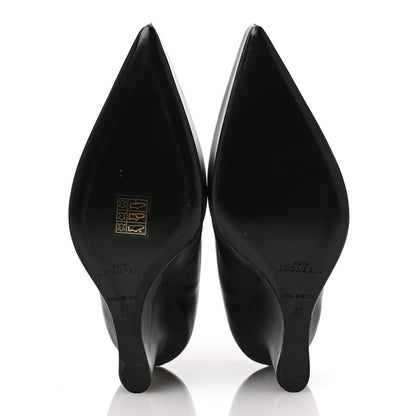 Givenchy Calfskin G Lock 80mm Wedge Low Boots 38 Black 6 of 10