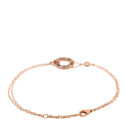 Cartier 18K Pink Gold Diamond Pink Sapphire LOVE Bracelet 2 of 3